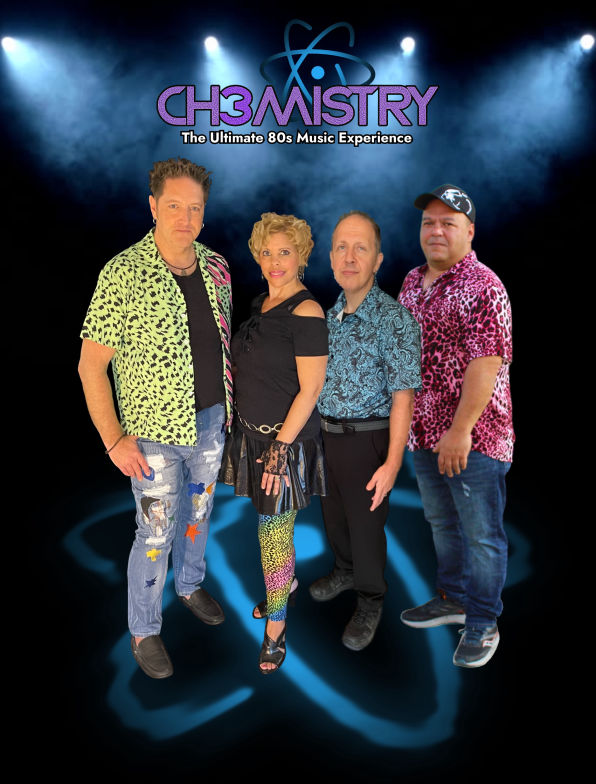Chemistry band photo - lights version with logo