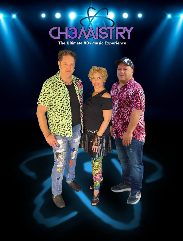 Chemistry band photo - lights version with logo