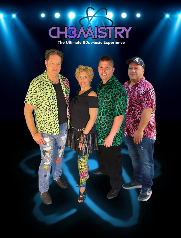 Chemistry band photo - lights version with logo